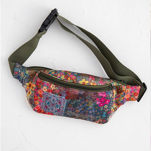 NATURAL LIFE Handbags - Natural Life Neoprene Fanny Pack - Patchwork NWT